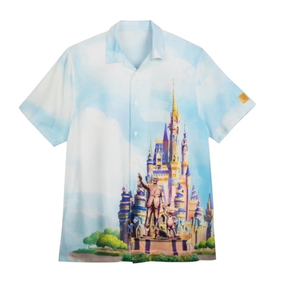 Disney Other - Disney Castle Button Down 50th Anniversary Medium